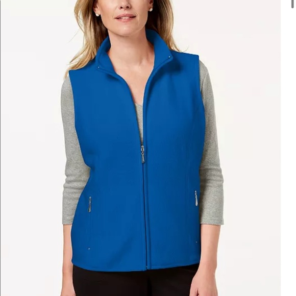 karen scott fleece vest